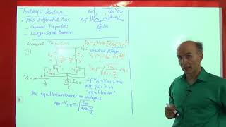 Razavi Electronics2 Lec12 LargeSignal Analysis of MOS Differential Pair [upl. by Hctim]