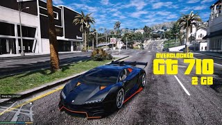 GTA 5  GT 710 2GB  High Settings 720p 60 FPS [upl. by Kcub]