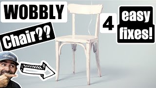 Give me 5 minutes and I’ll show you how to fix a Wobbly Chair [upl. by Ayeka]