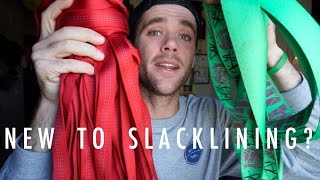 BEGINNER SLACKLINING WHAT TO GET [upl. by Anya]