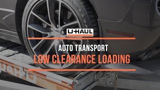 Auto Transport Low Clearance Loading [upl. by Kelwen]