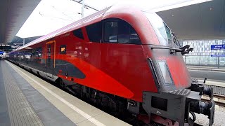 Austria to Italy Train  ÖBB Railjet Train Review Economy HISTORIC Semmering Railway UNESCO [upl. by Beckerman]