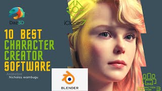 Best Character Creator Softwares 10 Best 3D Free and Paid Animation Character Creator Software [upl. by Aerdua868]