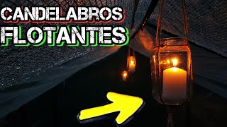 Como hacer un CANDELABRO COLGANTE CASERO 🕎 DIY Macramé  Manualidades navideñas [upl. by Adanar]