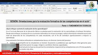 ASCENSO DE ESCALA 2023  TEMA ALIMENTACIÓN Y RETROALIMENTACIÓN [upl. by Hiett]