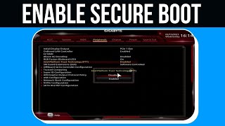 How To Enable Secure Boot 2023 [upl. by Eak]