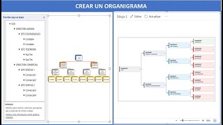 57 Crear Organigrama en Excel [upl. by Dedra]