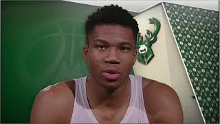 Giannis Antetokounmpo explains how to pronounce his last name  ESPN [upl. by Davon196]