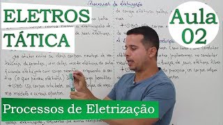 Eletrostática Processos de Eletrização  Aula 02 [upl. by Addiel]