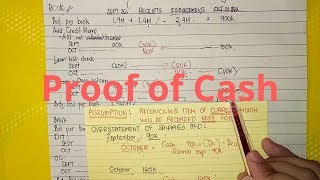 Proof of Cash  Adjusted Balance Method Part 2 [upl. by Ramirolg294]