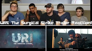 URI  The Surgical Strike  Vicky Kaushal  Yami Gautam  Trailer ReactionReview Americans [upl. by Weinberg620]