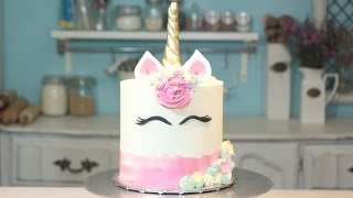 Pastel de Unicornio  Unicorn Cake  DANI FLOWERS [upl. by Anitnahs96]