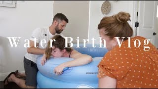 Birth Vlog Water Birth Journeys [upl. by Notlih]