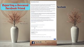 How do I report a Facebook Account of a Deceased Family Member or Friend  2025 Version [upl. by Narok694]