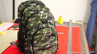 DIY confeccionar una mochila escolar BACKPACK EASY SCHOOLS [upl. by Hsotnas]