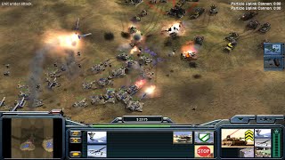 Command amp Conquer Generals  1 vs 7 Brutal Armies USA [upl. by Ecirtap]