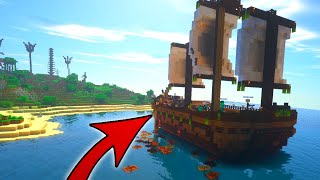 Pirates ATTACKED Our Island in Minecraft [upl. by Elledoj190]