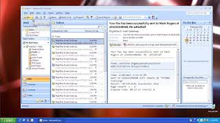 How to Send A Fax From Microsoft Outlook RightFax [upl. by Yrahca]