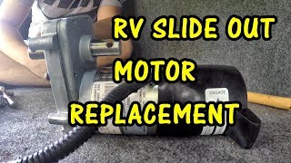 HOW TO REPLACE RV SLIDE OUT MOTOR  POWER GEAR  LIPPERT [upl. by Durrej]