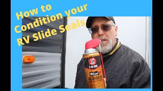 RV slide seals maintenance [upl. by Lilli908]