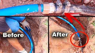 PEX Pipe From Meter To House [upl. by Yerffeg]