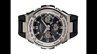 how to adjust time or Time setting G SHOCK GST S110 1A [upl. by Jovita646]