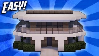 Minecraft How To Build A Small Modern House Tutorial 12 [upl. by Valenka625]