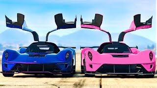 CHI CREA LAUTO MIGLIORE SU GTA 5 STEF VS PHERE [upl. by Tillie]