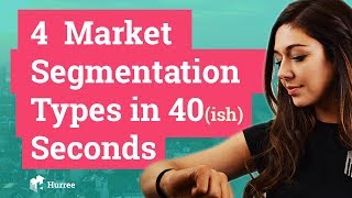 4 Market Segmentation Types in 40ish Seconds [upl. by Sajet]