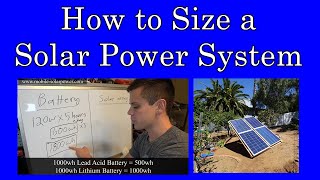 How to Size your Solar Power System [upl. by Nofpets70]