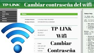 COMO CAMBIAR LA CONTRASEÑA DE MI WIFI TPLINK 2025 [upl. by Acilef]