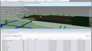 Navisworks Timeliner 4D simulation [upl. by Ahsekad632]