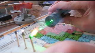 100 mW Laser Test  Burning Things [upl. by Vano]