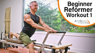 Beginner Pilates Reformer Workout 1  15 minutes [upl. by Norah]