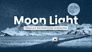 Simple Parallax Scrolling Effect with CSS amp Vanilla Javascript [upl. by Nylyaj]