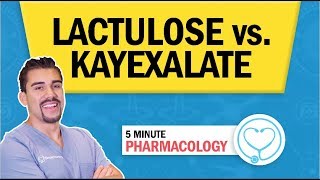 Pharmacology  Lactulose vs Kayexalate nursing RN PN NCLEX [upl. by Deming163]