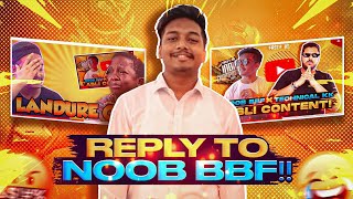 REPLY TO NOOB GAMER BBF🔥 FAMCLASHERS [upl. by Henka]