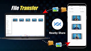 How To Share File Mobile to Laptop  Nearby Share For Windows [upl. by Derry]