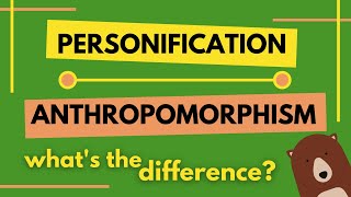 Personification vs Anthropomorphism Whats the Difference [upl. by Eldridge]