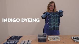 Indigo Dyeing Techniques and Tutorials [upl. by Nailil]