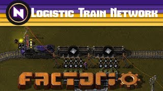 Factorio Engineering  Logistic Train Network [upl. by Almund31]