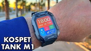 Kospet TANK M1 Smartwatch Review  Tough amp Affordable [upl. by Ahsyia]