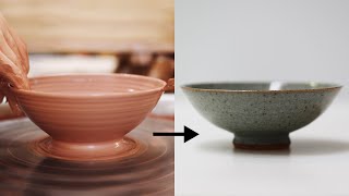 How to Make a Stoneware Pottery Bowl from Beginning to End — Narrated Version [upl. by Sallyanne34]