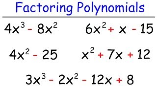 How To Factor Polynomials The Easy Way [upl. by Stanhope462]