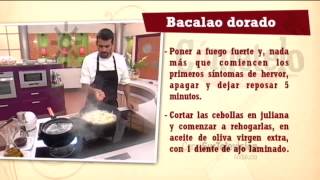 Receta bacalao dorado [upl. by Nugesulo]