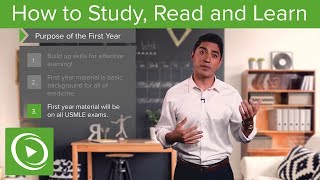 Medical School How to study read and learn – Medical School Survival Guide  Lecturio [upl. by Teryn524]