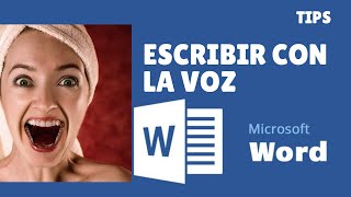 Dictado por VOZ en WORD para ESCRIBIR lo que HABLAMOS [upl. by Francie578]