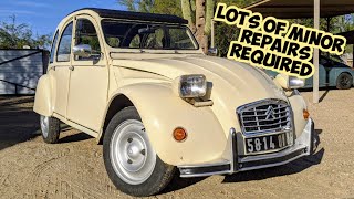 Fixing up the Citroen 2CV motor interior exterior [upl. by Miller]