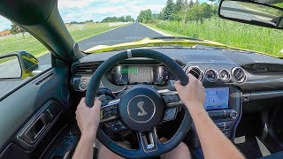 2021 Ford Mustang GT500  POV Test Drive Binaural Audio [upl. by Barret949]