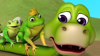 The Frog and the Cunning Snake Hindi Kahaniya  Hindi Stories for Kids  Infobells [upl. by Pam]